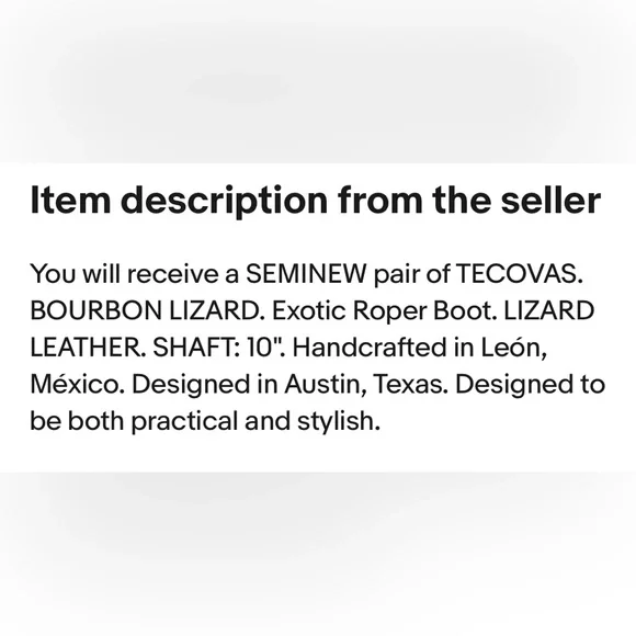 Tecovas Rich Dark Brown Cowboy Boots 1007 12EE 95635 V08 19A - Picture 8 of 8